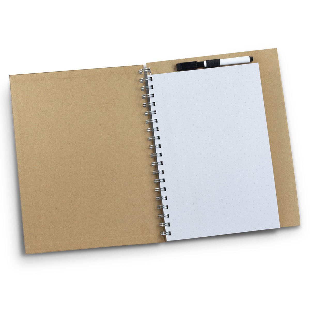 Desk Whiteboard Notebook - Open