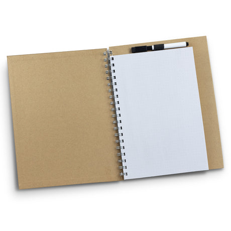 Desk Whiteboard Notebook - Open