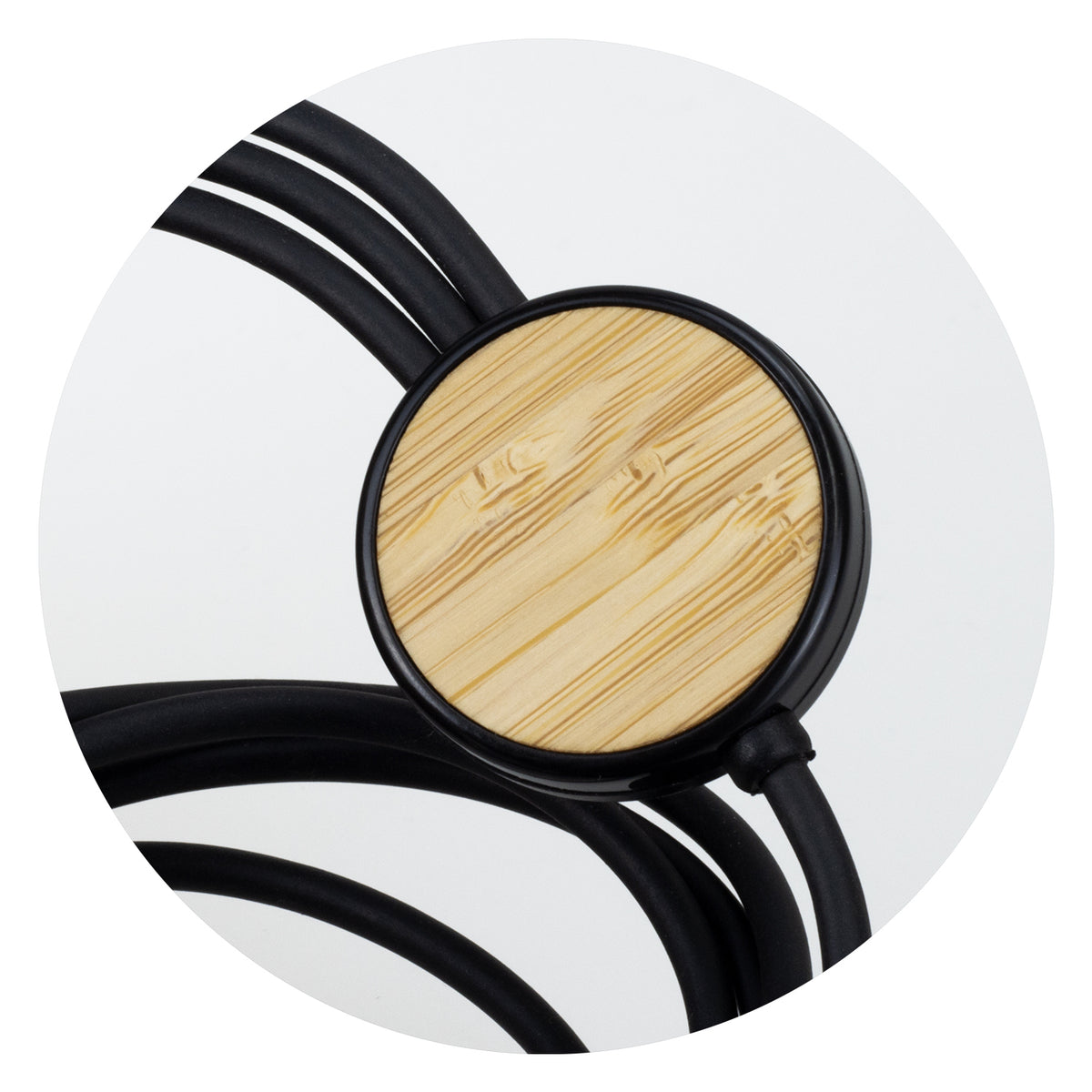 Bamboo Triple Connector Cable - Detail