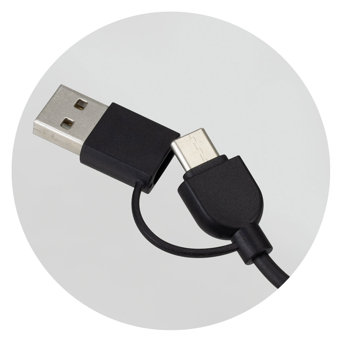Bamboo Triple Connector Cable - Detail
