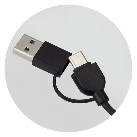 Bamboo Triple Connector Cable - Detail