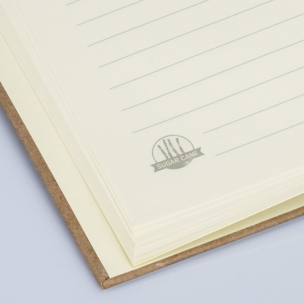 Sugarcane Paper Hard Cover Notebook - Detail