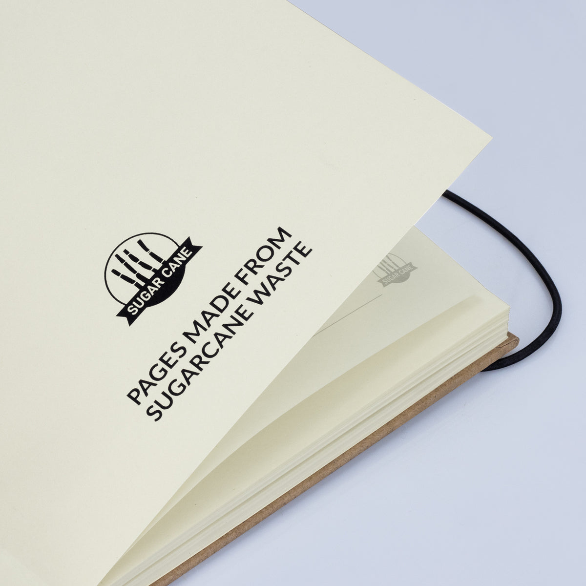 Sugarcane Paper Hard Cover Notebook - Detail