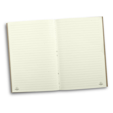 Sugarcane Paper Soft Cover Notebook - Open