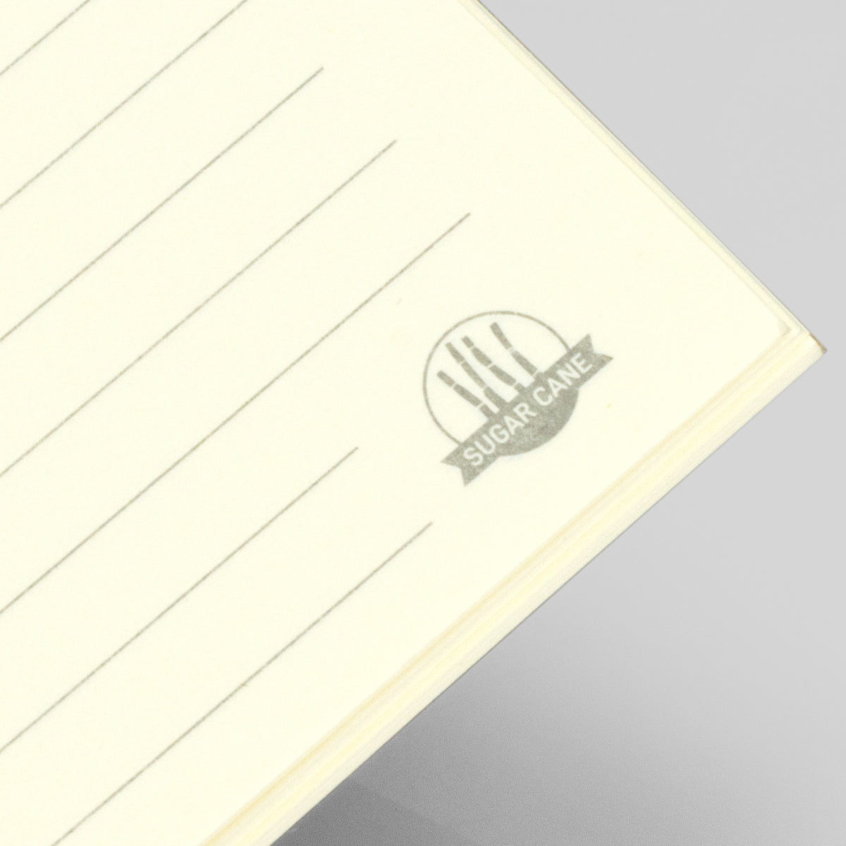 Sugarcane Paper Soft Cover Notebook - Detail