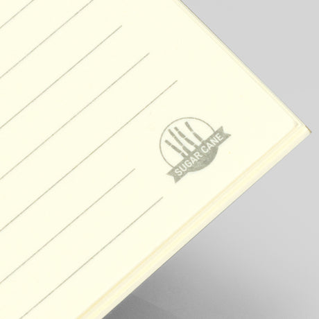 Sugarcane Paper Soft Cover Notebook - Detail