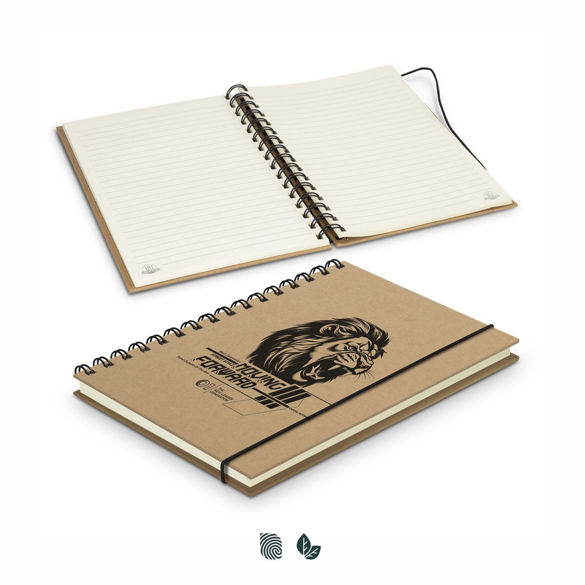 Sugarcane Paper Spiral Notebook - Impact Aware