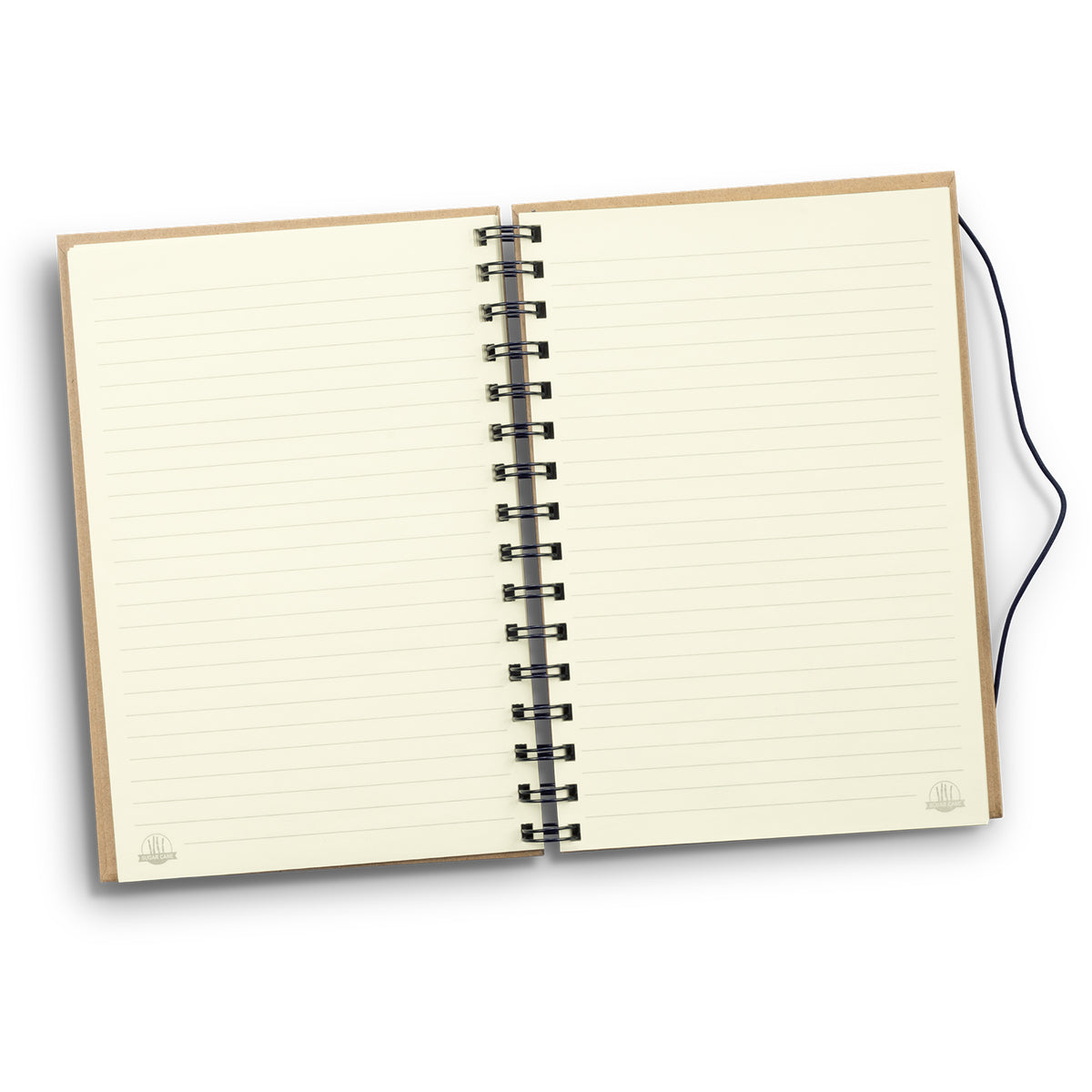 Sugarcane Paper Spiral Notebook - Inside