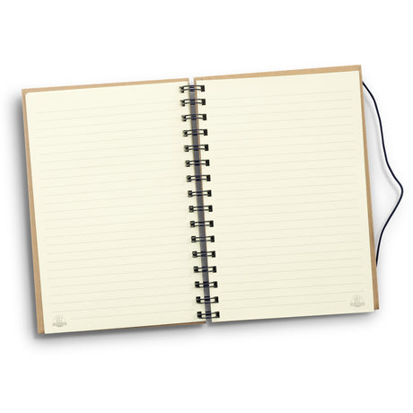 Sugarcane Paper Spiral Notebook - Inside