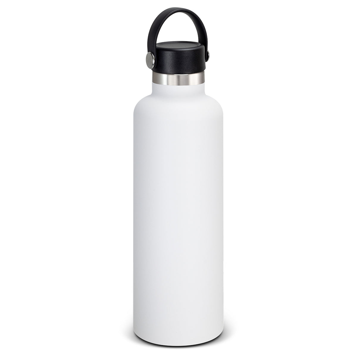 Nomad Vacuum Bottle 1L - Carry Lid - White