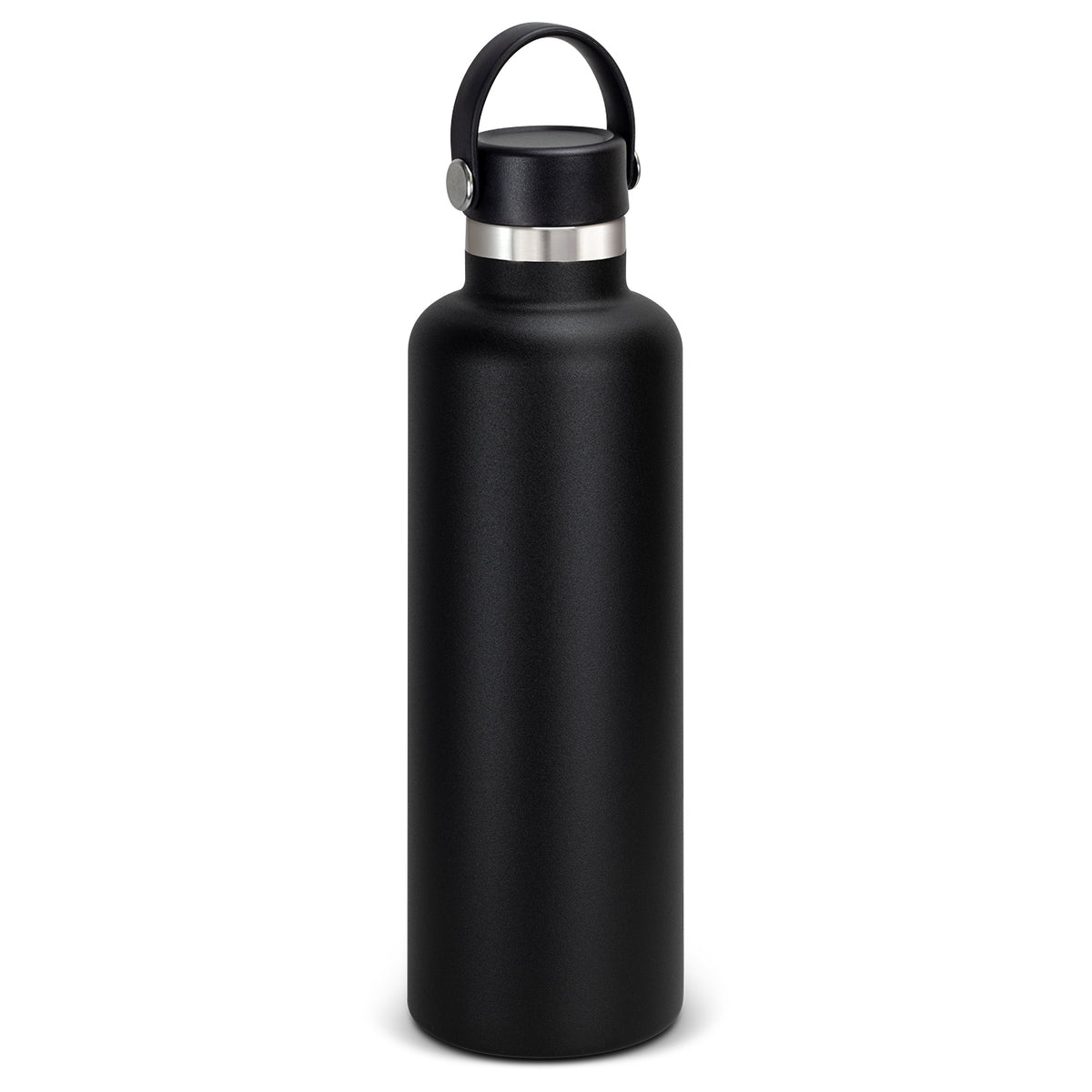 Nomad Vacuum Bottle 1L - Carry Lid - Black