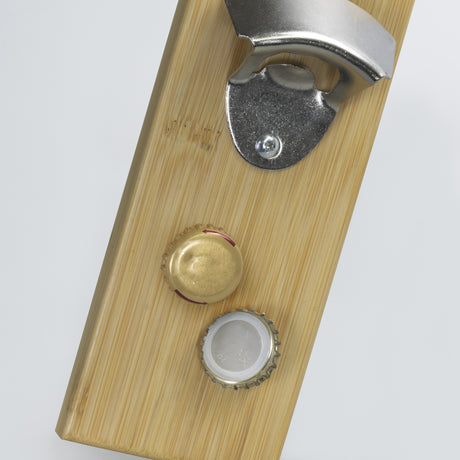 NATURA Bamboo Fridge Bottle Opener - Detail