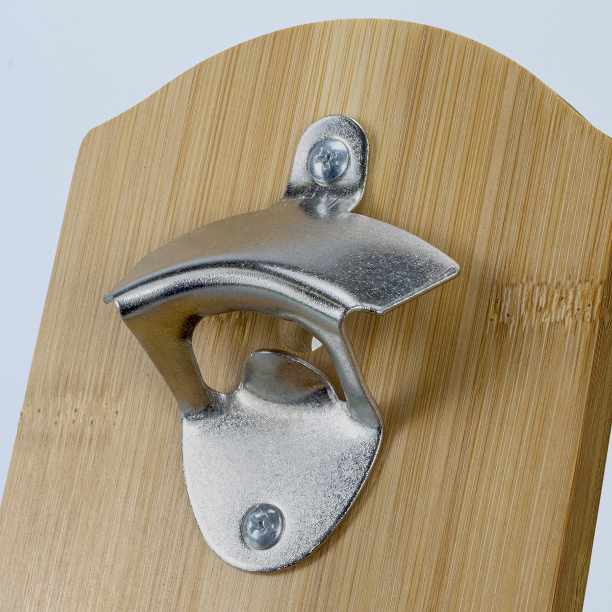 NATURA Bamboo Wall Mounted Bottle Opener - Detail