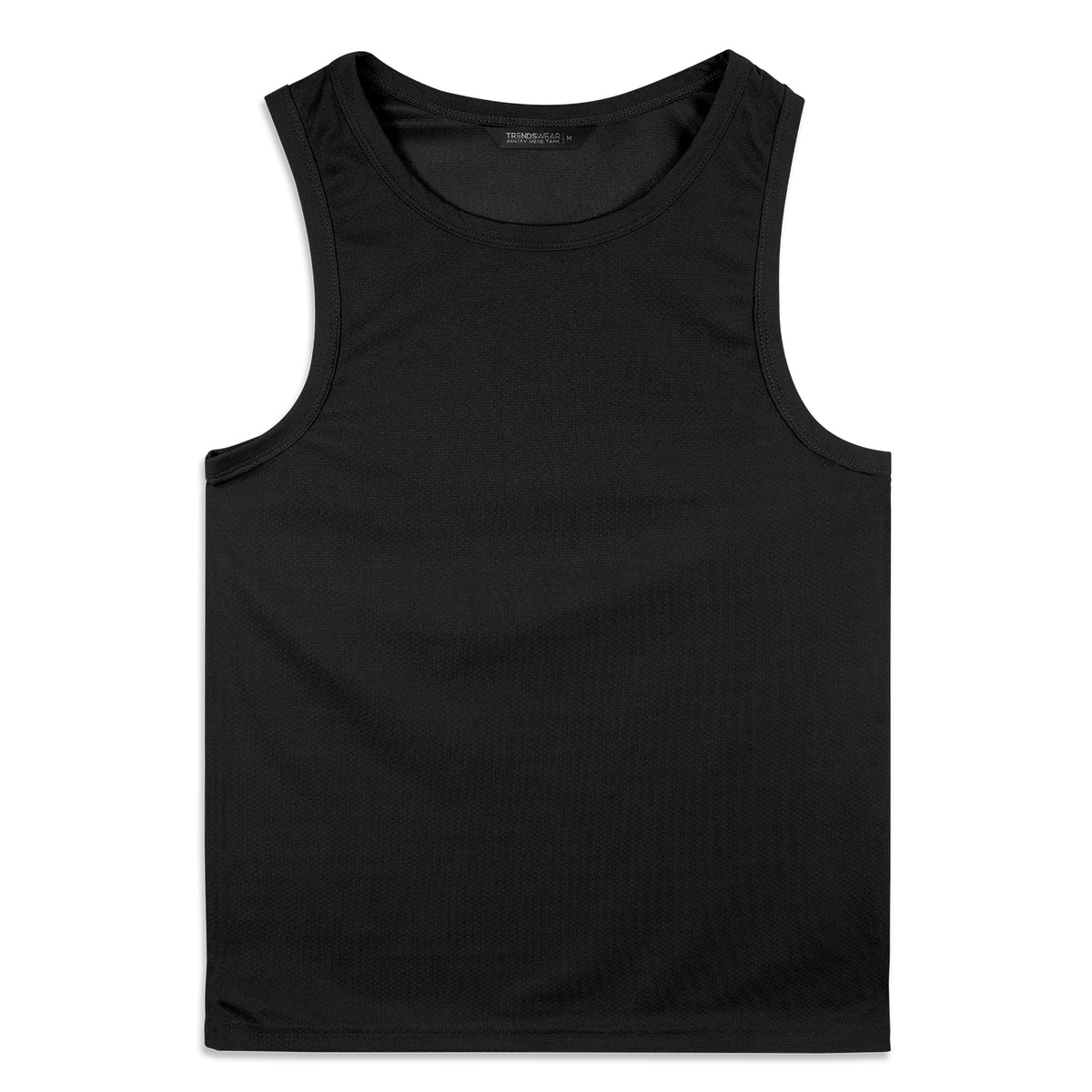 TRENDSWEAR Agility Mens Sports Tank Top - Black