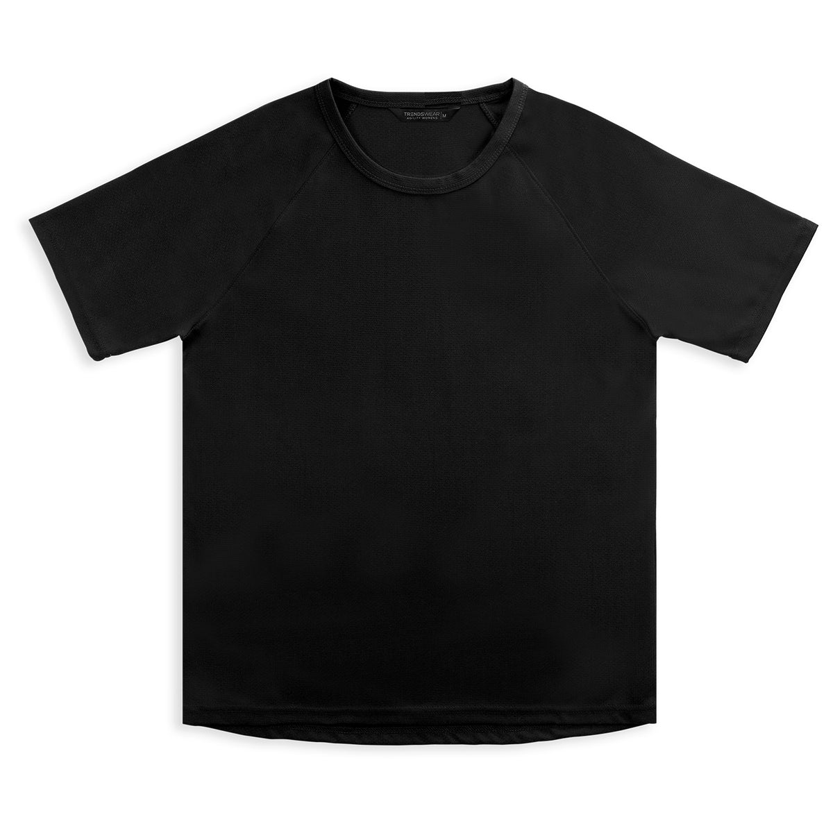 TRENDSWEAR Agility Womens Sports T-Shirt - Black