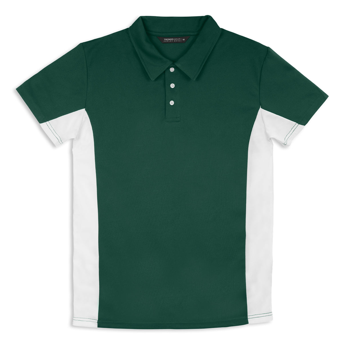 TRENDSWEAR Harvey Mens Polo - Bottle Green