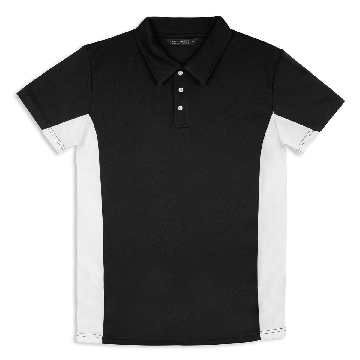 TRENDSWEAR Harvey Mens Polo - Black