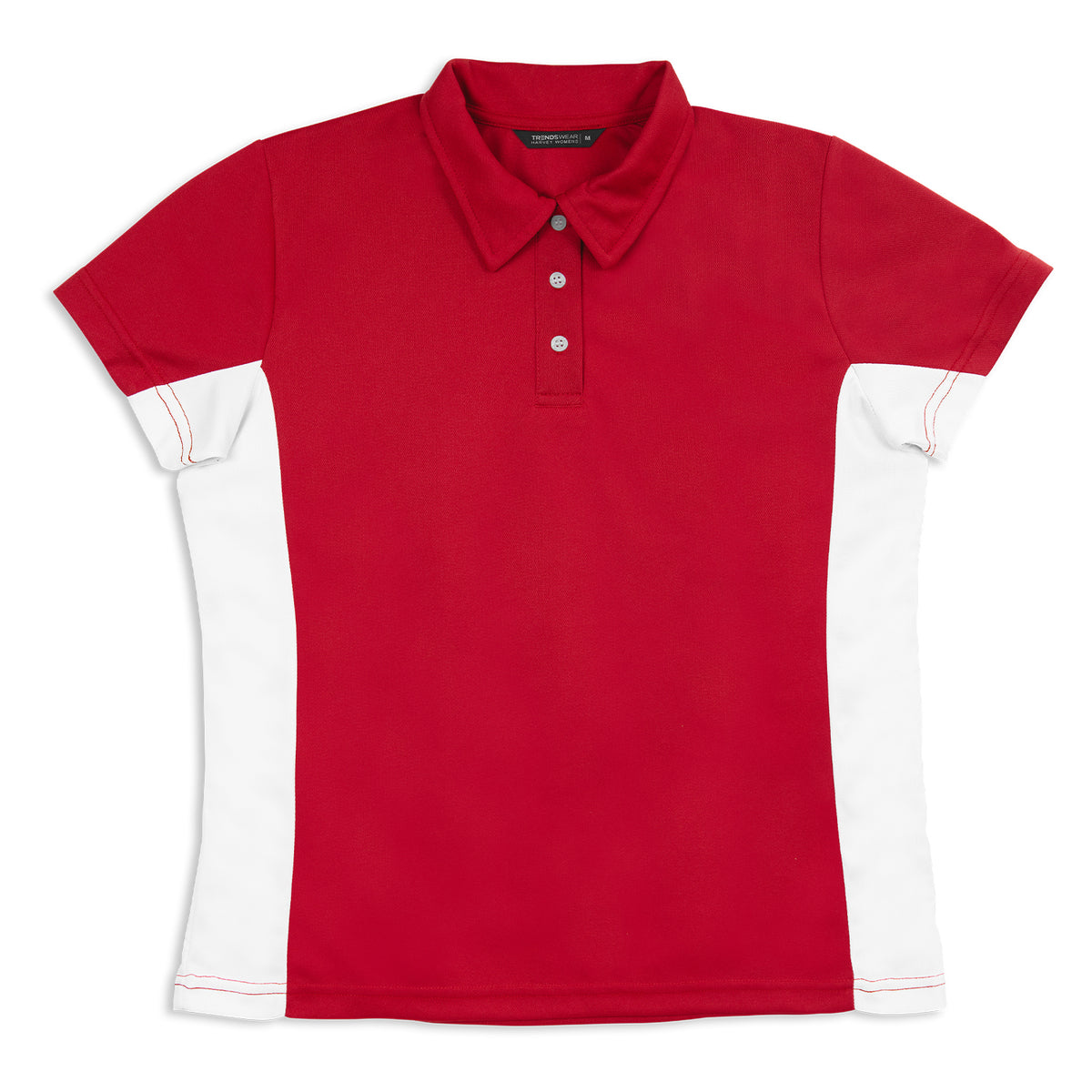 TRENDSWEAR Harvey Womens Polo - Red