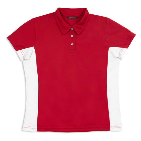 TRENDSWEAR Harvey Womens Polo - Red