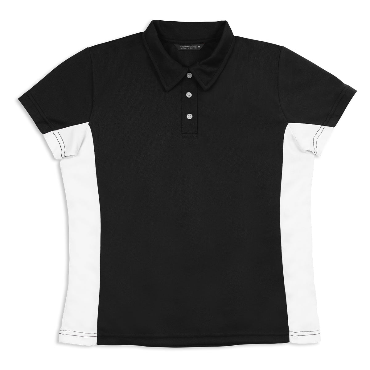 TRENDSWEAR Harvey Womens Polo - Black