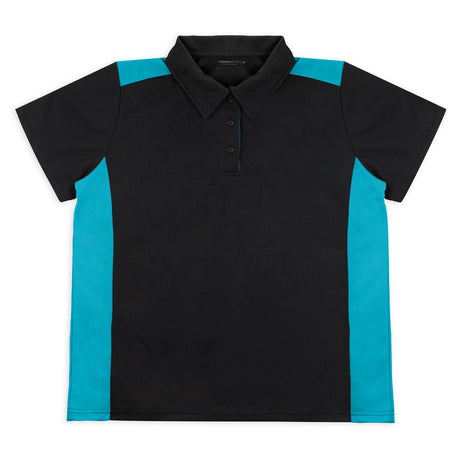 TRENDSWEAR  Apex Womens Polo - Cyan