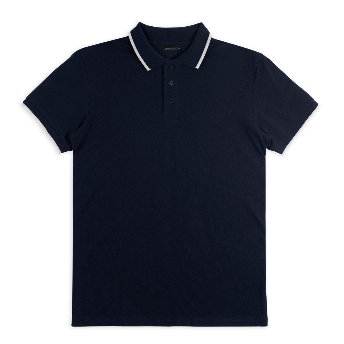 TRENDSWEAR Williams Mens Polo - Navy/White