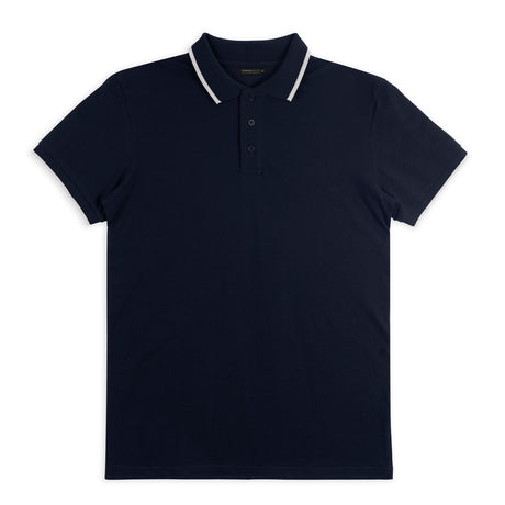 TRENDSWEAR Williams Mens Polo - Navy/White