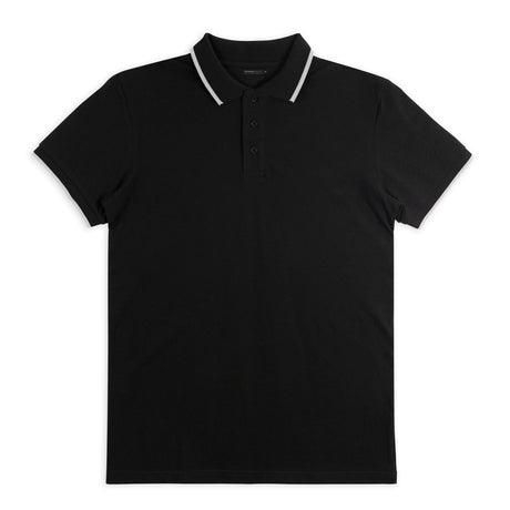TRENDSWEAR Williams Mens Polo - Black/White