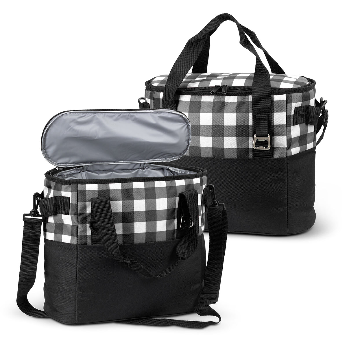 Retreat Cooler Bag - Black/White