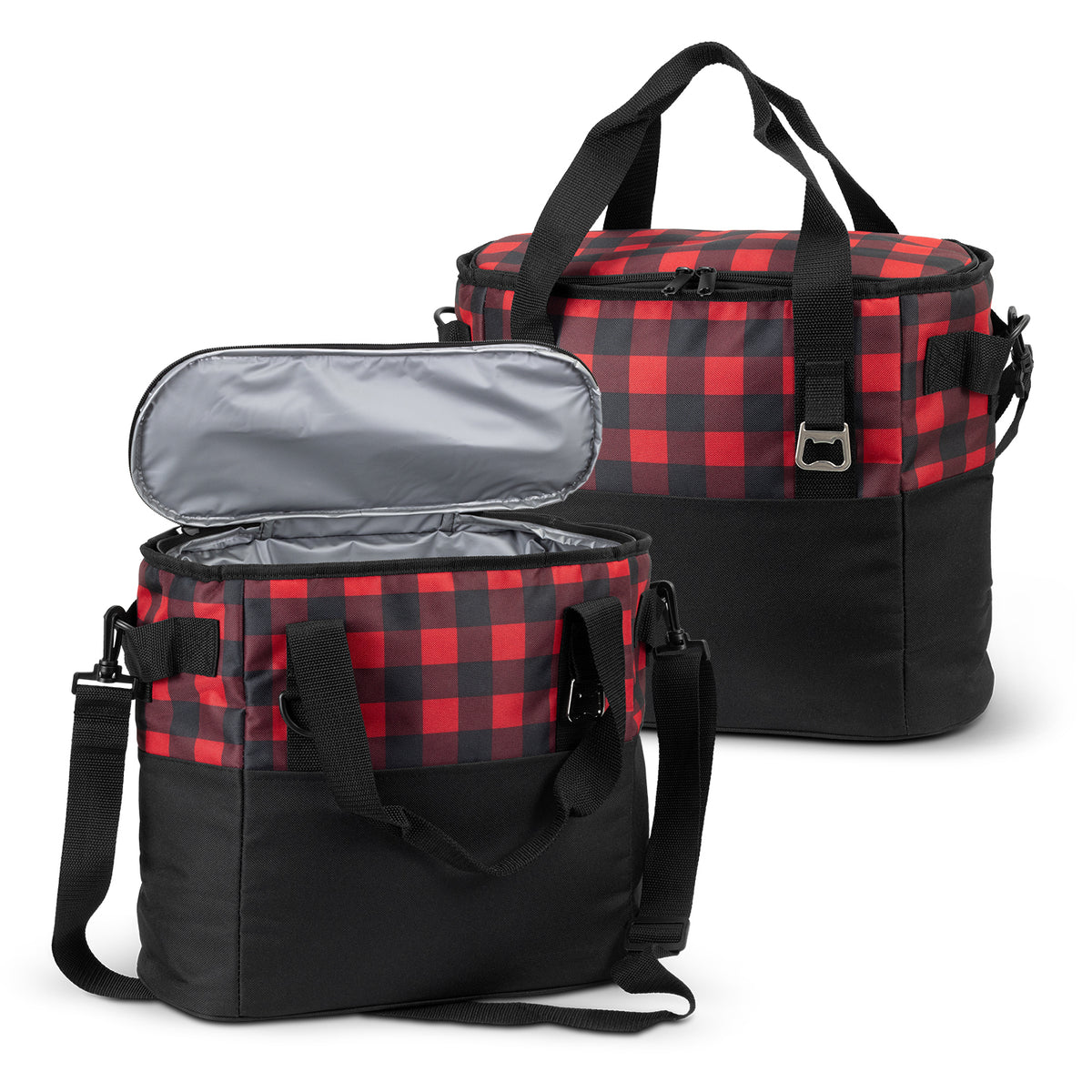 Retreat Cooler Bag - Black/Red
