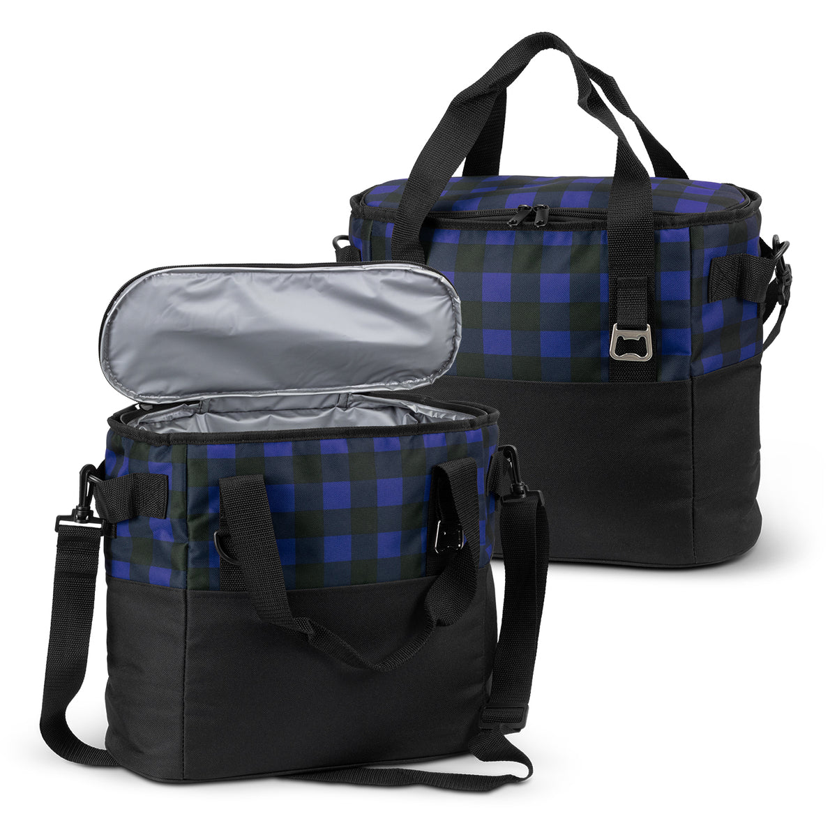 Retreat Cooler Bag - Black/Royal Blue