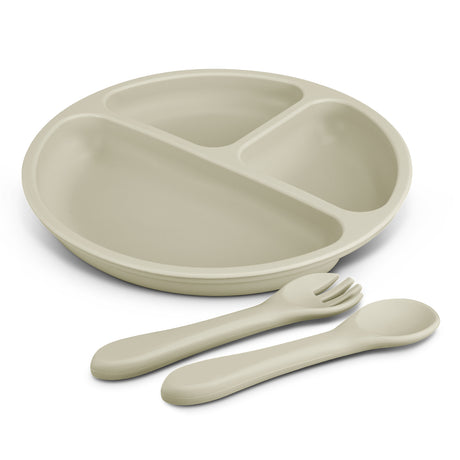 Kids Plate Set - Ecru