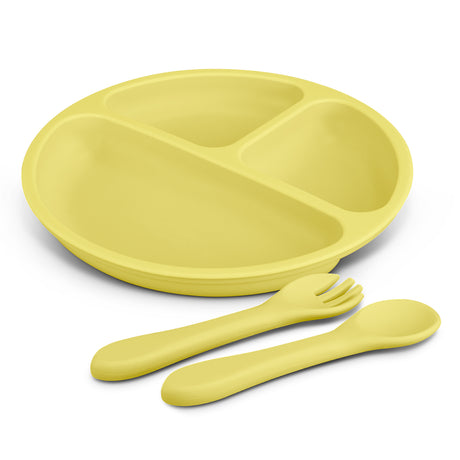 Kids Plate Set - Yellow