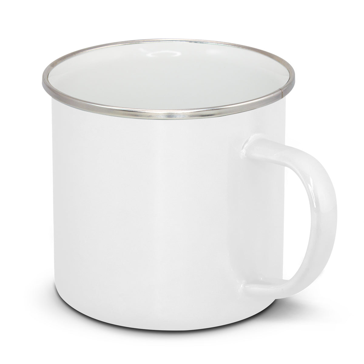 Bendigo Enamel Mug - Full Colour - White