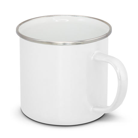 Bendigo Enamel Mug - Full Colour - White