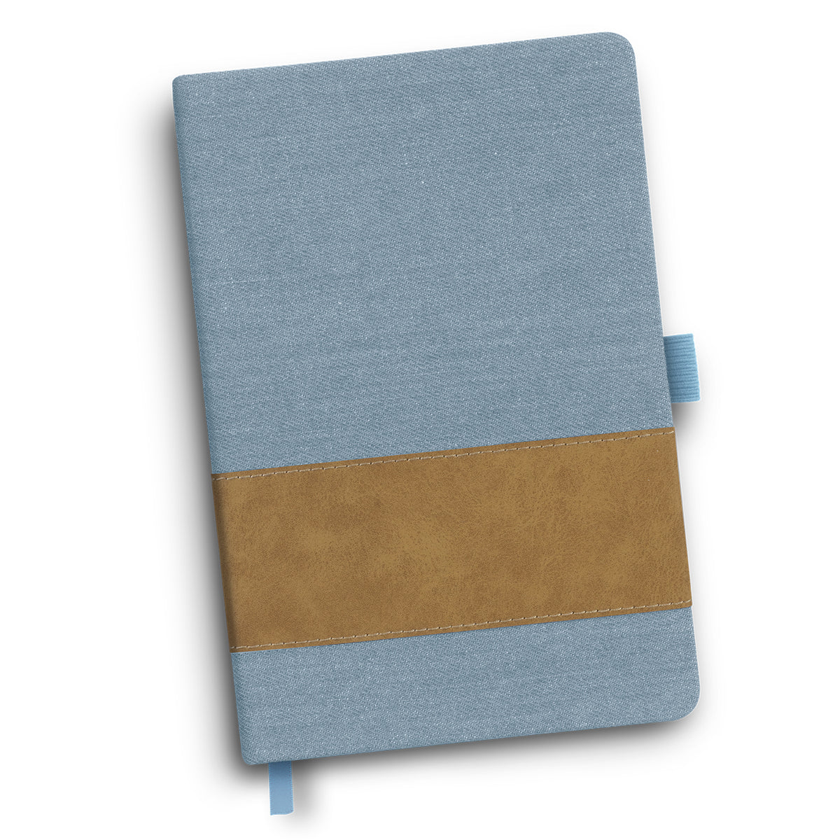 Denim Notebook - Light Blue - Back