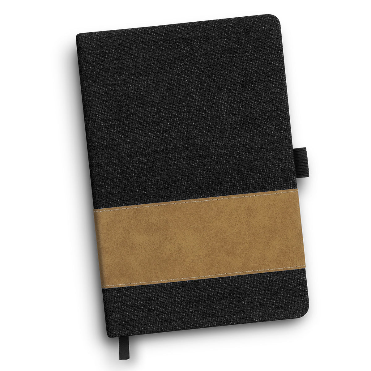 Denim Notebook - Black - Back