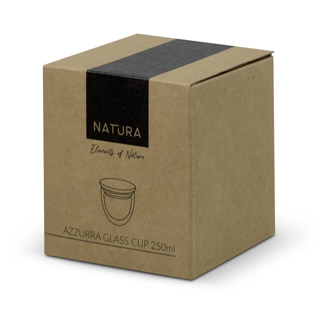 NATURA Azzurra Glass Cup - 250ml - Gift Box