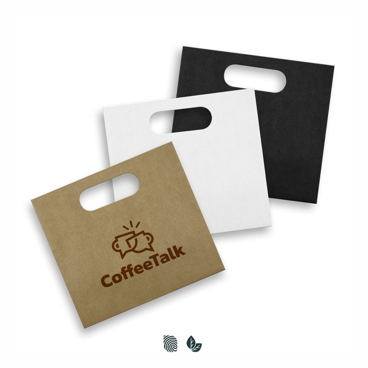 Medium Die Cut Paper Bag Landscape - Impact Aware
