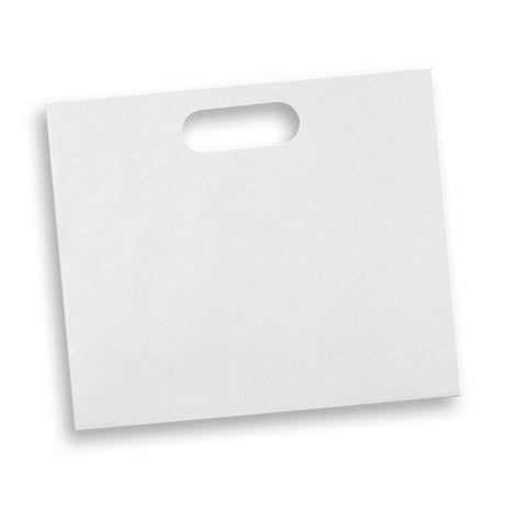 Large Die Cut Paper Bag Landscape - White
