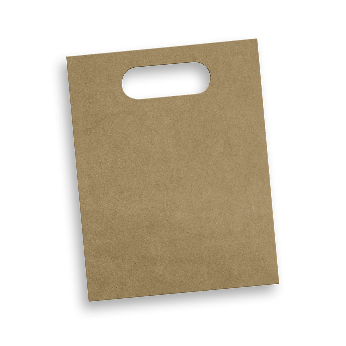 Medium Die Cut Paper Bag Portrait - Natural