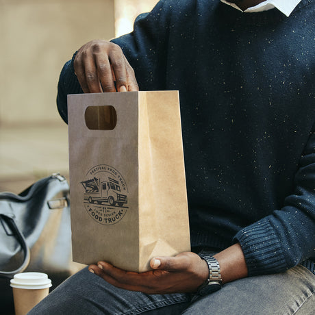 Medium Die Cut Paper Bag Portrait - Feature