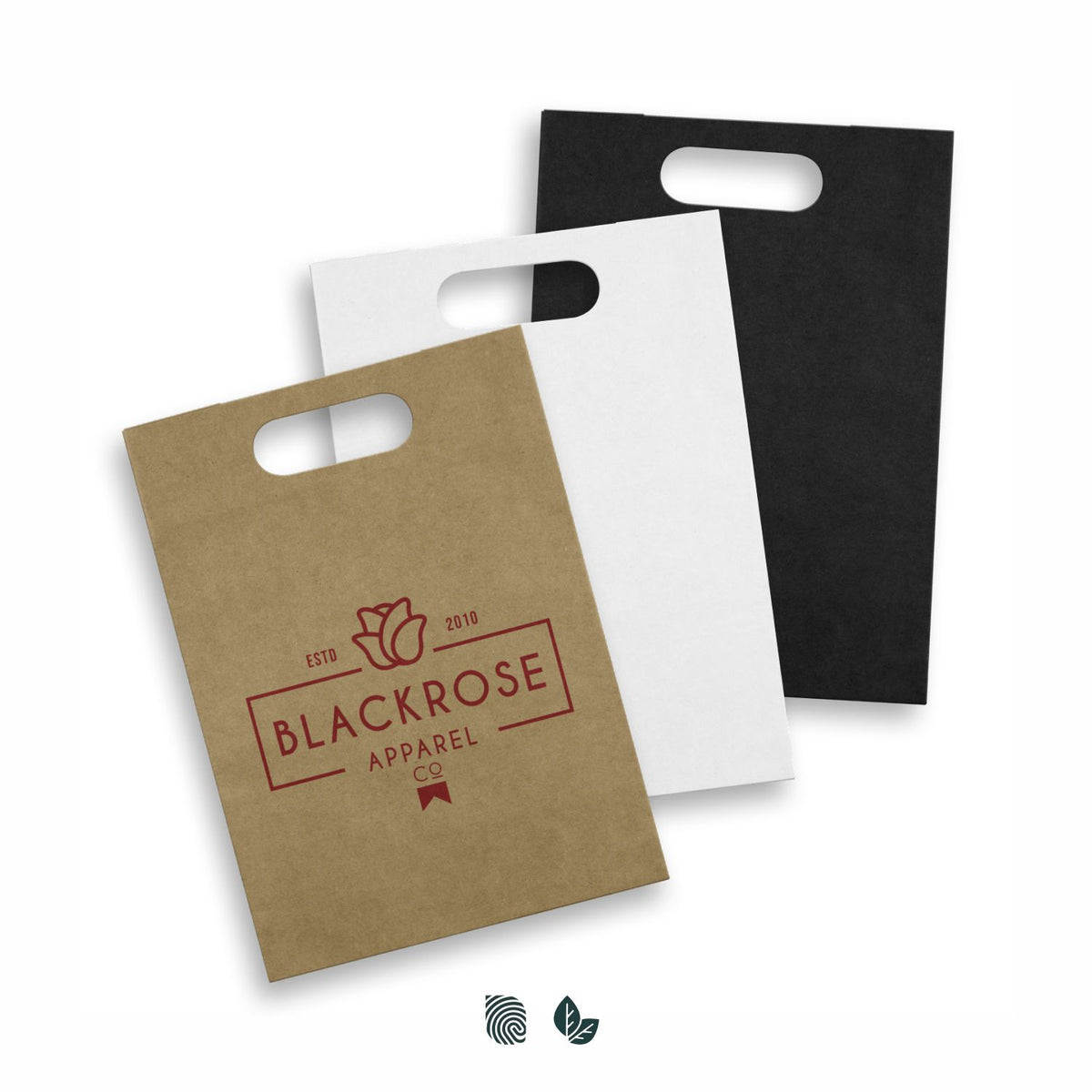 Large Die Cut Paper Bag Portrait - Impact Aware