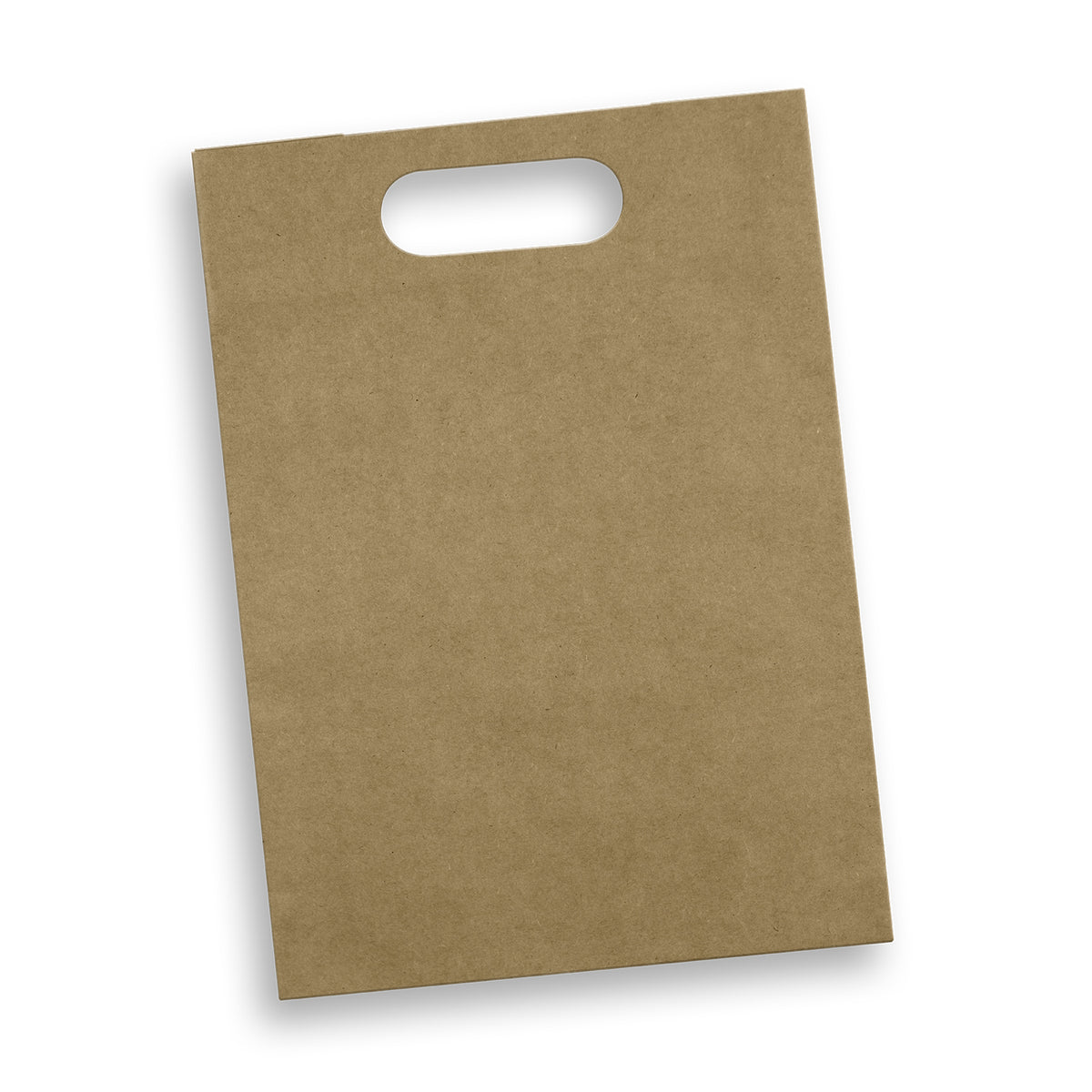 Large Die Cut Paper Bag Portrait - Natural
