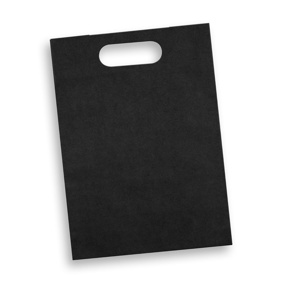 Large Die Cut Paper Bag Portrait - Black