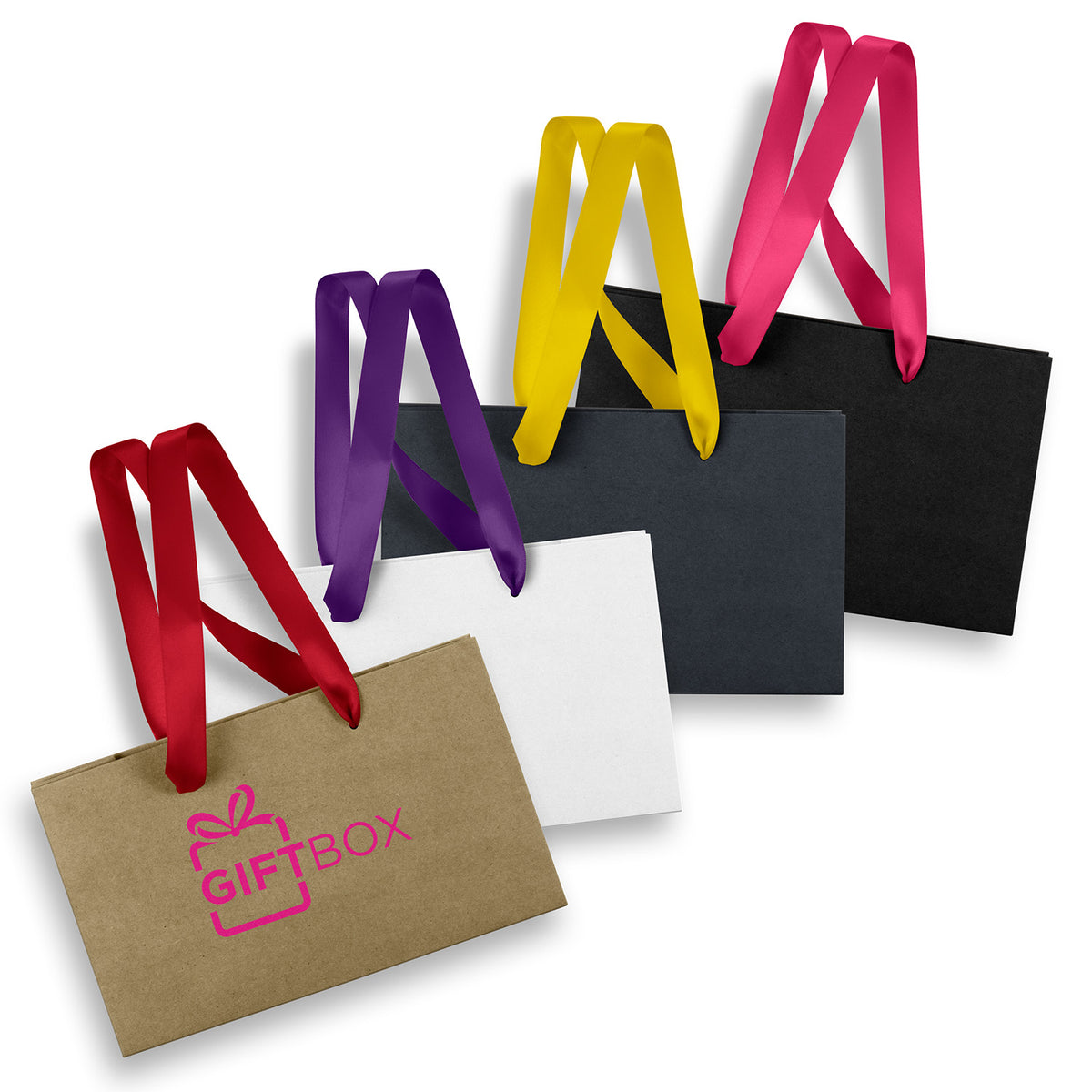 Small Ribbon Handle Paper Bag - Main