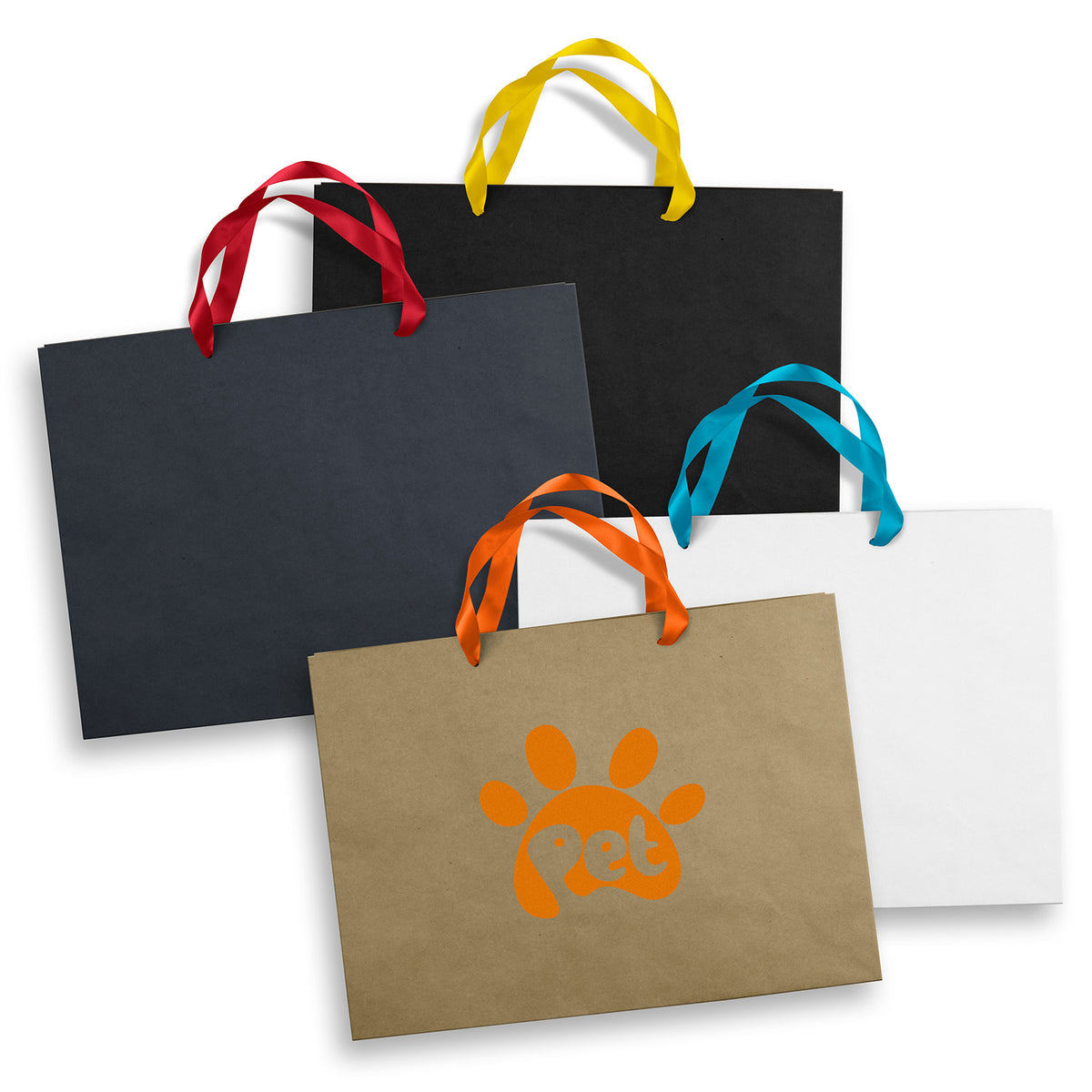 Extra Large Ribbon Handle Paper Bag - Main