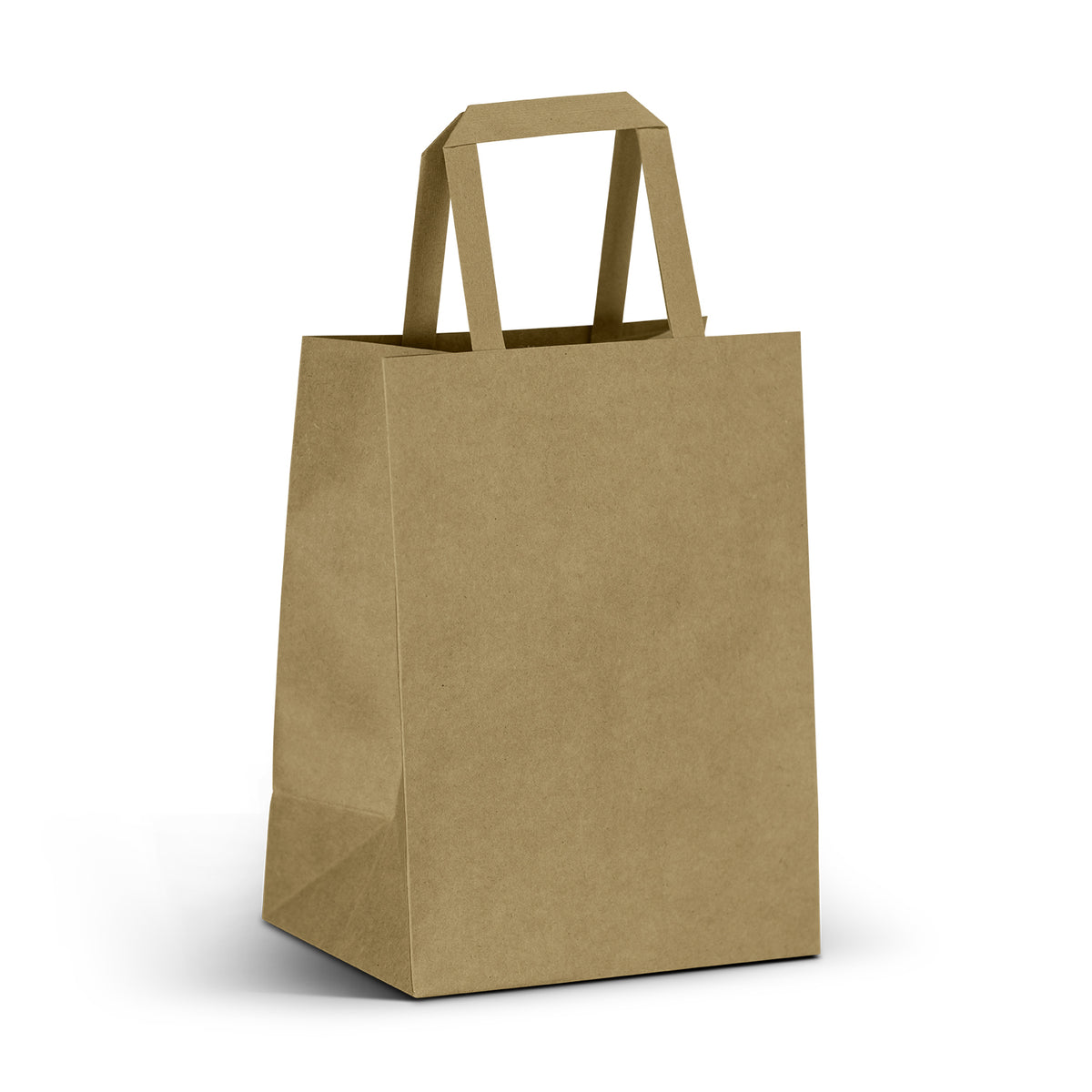 Medium Flat Handle Paper Bag Portrait - Detail