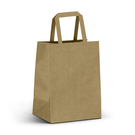 Medium Flat Handle Paper Bag Portrait - Detail