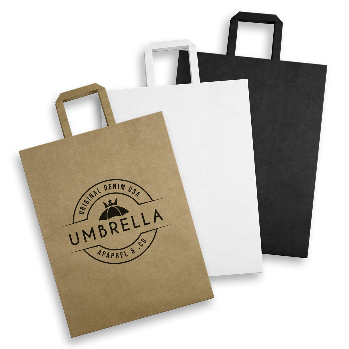 Extra Large Flat Handle Paper Bag Portrait - Main
